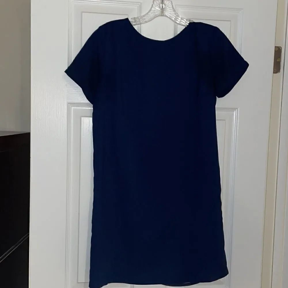 Lulu’s Shift and Shout Navy Blue Shift Dress - Picture 2 of 6